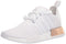 adidas Originals Women's NMD_R1 Sneaker, White/White/Copper Metallic, 7.5 - SoldSneaker