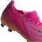 adidas Unisex-Child X Ghosted.1 Firm Ground Soccer Shoe, 4.0, Shock Pink/Black/Screaming Orange - SoldSneaker