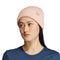 adidas Women's Fashioned Fold Beanie, Vapour Pink/Grey/Silver Metallic, One Size - SoldSneaker