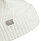 adidas Women's Fashioned Fold Beanie, White/Grey/Silver Metallic, One Size - SoldSneaker