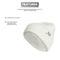 adidas Women's Fashioned Fold Beanie, White/Grey/Silver Metallic, One Size - SoldSneaker