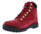 Timberland Field Boot 6" Fabric and Leather Waterproof Dark Red Nubuck 10.5 D