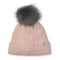 Calvin Klein Women`s Faux Fur Cable Knit Pom Pom Beanie (BSH(A1KH6576), One Size) - SoldSneaker