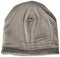 Calvin Klein Women's Placed CK Logo Beanie, Heathered Mid Grey, One Size - SoldSneaker