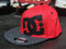 DC Shoe FlexFit Skateboard SB Red/White Side Logo Fitted Hat Men S/M - SoldSneaker