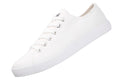 Fear0 NJ Unisex All White Casual Canvas Flat Shoes School Sneakers Women 9, Men 8 - SoldSneaker