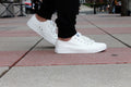 Fear0 Unisex True to Size All White Casual Canvas Sneakers Shoes for Men Size 12 - SoldSneaker