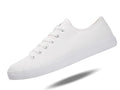 Fear0 Unisex True to Size All White Tennis Casual Canvas Sneakers Shoes for Women (10 B US, White) - SoldSneaker