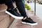 Fear0 Unisex True to Size Black White Tennis Casual Canvas Sneakers Shoes for Mens 9.5 D(M) US Men - SoldSneaker