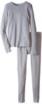 Fruit of the Loom Boys' Big Waffle Thermal Underwear Set, Light Grey Heather, 10/12 - SoldSneaker