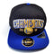 Golden State Warriors New Era 2018 NBA Finals Champions Trophy Two-Tone 9FIFTY Snapback Adjustable Hat Black/Royal - SoldSneaker