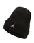 Jordan Adult Unisex Metal Jumpman Cuffed Waffle Knit Utility Beanie Hat (Black/Gold) - SoldSneaker