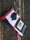 Jordan Air Flight Navy/Red/White/Gold Crew Top Socks Kid Shoe Size 5y-7y - SoldSneaker