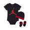 Jordan Infant Jumpman 3 Piece Set (Black(MJ0041-KR5)/Red, 6-12 Months) - SoldSneaker