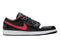 Jordan Men's Air Jordan 1 Low Sneaker, Black/Fire Red-white, 13 - SoldSneaker