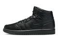 Jordan Mens Air Jordan 1 Mid 554724 093"Triple Black - Size 12 - SoldSneaker