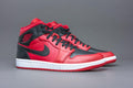 Jordan Mens Jordan 1 Mid 554724 660 Reverse Bred - Size 9 - SoldSneaker