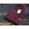 Michael Kors Cable Burgundy Maroon Red Knit Beanie Hat Unisex OS - SoldSneaker
