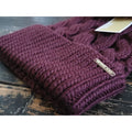 Michael Kors Cable Burgundy Maroon Red Knit Beanie Hat Unisex OS - SoldSneaker