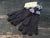 Michael Kors Cuff Monogram Black/White MK Logo Knit Gloves Women OS - SoldSneaker