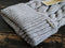 Michael Kors Fluffy Pom Pom Grey Cuff Knit Cable Beanie Hat Women OS - SoldSneaker