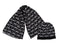 Michael Kors Women`s Metallic MK Diamond Logo Scarf And Hat 2 Piece Set (White(539230C-151)/G, One Size) - SoldSneaker