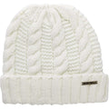 Michael Michael Kors Women`s Cable Knit Teddy Fleece Winter Beanie Hat (Cream(538560C-151)/Gold, One Size) - SoldSneaker