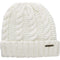 Michael Michael Kors Women`s Cable Knit Teddy Fleece Winter Beanie Hat (Cream(538560C-151)/Gold, One Size) - SoldSneaker