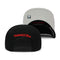 Mitchell & Ness Chicago Bulls 2 Tone Snapback Adjustable One Size Fits Most Hat Cap - Black and Gray - SoldSneaker