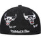Mitchell & Ness Chicago Bulls Hardwood Classics Timeline Fitted Hat - Black (7 5/8) - SoldSneaker