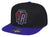 Mitchell & Ness Toronto Raptors Basic 2 Tone Dynasty Fitted Hat Cap - Black and Purple (Toronto Raptors, 7 3/4) - SoldSneaker