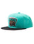 Mitchell & Ness Vancouver Grizzlies Snapback Hat - Teal/Black/Throwback Logo - Basketball Cap for Men - SoldSneaker