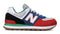New Balance 574 Rugged Mens Shoes Size 9, Color: Red/Blue/Green - SoldSneaker