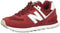 New Balance mens Iconic 574 V2 Sneaker, Scarlet/White, 8.5 US - SoldSneaker