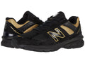 New Balance Men's M990V5 Running Shoe, Size: 10.5 Width: D Color: Black/Gold - SoldSneaker