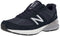 New Balance Men's Made in US 990 V5 Sneaker, Navy/Silver, 13 - SoldSneaker