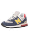 New Balance ML574 - Rugged Navy Blue/Yellow 11.5 D (M) - SoldSneaker
