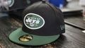 New Era 5950 Authentic NY Jets Brim Fitted Black/Green Cap Men Size - SoldSneaker