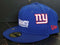 New Era 5950 Just Don Retro NY Giants Logos Blue/White Fitted Hat Men - SoldSneaker