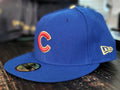 New Era 5950 Made in USA Chicago Cubs 2016 World Series Blue/Gold Hat Men - SoldSneaker