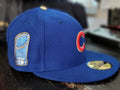 New Era 5950 Made in USA Chicago Cubs 2016 World Series Blue/Gold Hat Men - SoldSneaker