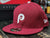 New Era 5950 Made in USA Philadelphia Phillies Cooperstown Maroon Red Fitted Hat - SoldSneaker