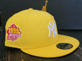 New Era 5950 New York Yankees 1999 World Series Yellow/Red Fitted Hat Men - SoldSneaker