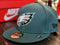 New Era 5950 Philadelphia Eagles Est Field Patch Teal Fitted Hat Men - SoldSneaker