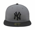New Era 59Fifty Hat New York Yankees MLB Basic Storm Gray/Black Fitted Cap (7 1/4) (7 3/8) - SoldSneaker