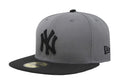 New Era 59Fifty Hat New York Yankees MLB Basic Storm Gray/Black Fitted Cap (7 1/4) (7 3/8) - SoldSneaker