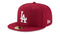 New Era 59Fifty MLB Basic Los Angeles Dodgers Fitted Burgundy Headwear Cap (7 5/8) - SoldSneaker