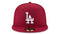 New Era 59Fifty MLB Basic Los Angeles Dodgers Fitted Burgundy Headwear Cap (7 5/8) - SoldSneaker