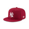 New Era 59Fifty MLB Basic New York Yankees Fitted Burgundy Headwear Cap (7) - SoldSneaker