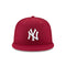 New Era 59Fifty MLB Basic New York Yankees Fitted Burgundy Headwear Cap (7 7/8) - SoldSneaker